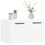 Weißer Wandschrank aus Holzwerkstoff, 60 x 36,5 x 35 cm von vidaXL, Schließfächer und Lagerschränke - Ref: Foro24-830044, Pre...