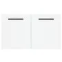 Armario de pared madera de ingeniería blanco 60x36,5x35 cm de vidaXL, Taquillas y armarios de almacenamiento - Ref: Foro24-83...