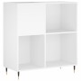 Weißer Plattenschrank aus Sperrholz, 84,5 x 38 x 89 cm von vidaXL, CD- und DVD-Speicher - Ref: Foro24-831764, Preis: 73,35 €,...