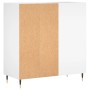 Weißer Plattenschrank aus Sperrholz, 84,5 x 38 x 89 cm von vidaXL, CD- und DVD-Speicher - Ref: Foro24-831764, Preis: 73,35 €,...