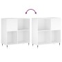 Weißer Plattenschrank aus Sperrholz, 84,5 x 38 x 89 cm von vidaXL, CD- und DVD-Speicher - Ref: Foro24-831764, Preis: 73,35 €,...