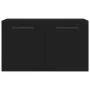 Black engineered wood wall cabinet 60x36.5x35 cm by vidaXL, Lockers and storage cabinets - Ref: Foro24-830045, Price: 40,72 €...