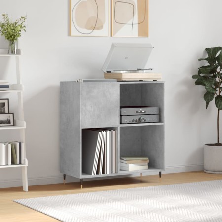 Plattenschrank aus betongrauem Sperrholz, 84,5 x 38 x 89 cm von vidaXL, CD- und DVD-Speicher - Ref: Foro24-831768, Preis: 67,...