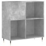 Plattenschrank aus betongrauem Sperrholz, 84,5 x 38 x 89 cm von vidaXL, CD- und DVD-Speicher - Ref: Foro24-831768, Preis: 67,...