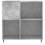 Plattenschrank aus betongrauem Sperrholz, 84,5 x 38 x 89 cm von vidaXL, CD- und DVD-Speicher - Ref: Foro24-831768, Preis: 67,...