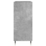 Plattenschrank aus betongrauem Sperrholz, 84,5 x 38 x 89 cm von vidaXL, CD- und DVD-Speicher - Ref: Foro24-831768, Preis: 67,...