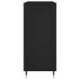 Mueble para discos madera contrachapada negro 84,5x38x89 cm de vidaXL, Almacenamiento para CD y DVD - Ref: Foro24-831765, Pre...