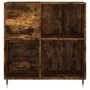 Scheibenmöbel aus geräuchertem Eichensperrholz 84,5x38x89 cm von vidaXL, CD- und DVD-Speicher - Ref: Foro24-831769, Preis: 68...