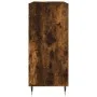Scheibenmöbel aus geräuchertem Eichensperrholz 84,5x38x89 cm von vidaXL, CD- und DVD-Speicher - Ref: Foro24-831769, Preis: 68...