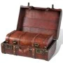 Brown vintage wooden chest trunk 2 units by vidaXL, Storage trunks - Ref: Foro24-240575, Price: 88,41 €, Discount: %