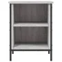 Sonoma gray engineered wood shoe rack 38x35x50 cm by vidaXL, Shoe racks and shoe organizers - Ref: Foro24-831831, Price: 33,9...