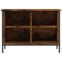 Smoked oak engineered wood shoe rack 69x35x50 cm by vidaXL, Shoe racks and shoe organizers - Ref: Foro24-831835, Price: 33,17...