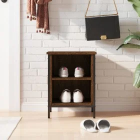 Engineered wood shoe rack, brown oak, 38x35x50 cm by vidaXL, Shoe racks and shoe organizers - Ref: Foro24-831832, Price: 33,7...