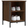 Engineered wood shoe rack, brown oak, 38x35x50 cm by vidaXL, Shoe racks and shoe organizers - Ref: Foro24-831832, Price: 34,2...