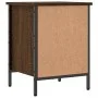 Engineered wood shoe rack, brown oak, 38x35x50 cm by vidaXL, Shoe racks and shoe organizers - Ref: Foro24-831832, Price: 33,7...