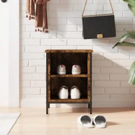 Engineered wood smoked oak shoemaker 38x35x50 cm by vidaXL, Shoe racks and shoe organizers - Ref: Foro24-831830, Price: 32,08...