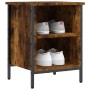 Zapatero Holzwerkstoff Räuchereiche 38x35x50 cm von vidaXL, Schuhregale und Schuhorganisatoren - Ref: Foro24-831830, Preis: 3...
