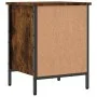 Engineered wood smoked oak shoemaker 38x35x50 cm by vidaXL, Shoe racks and shoe organizers - Ref: Foro24-831830, Price: 32,08...