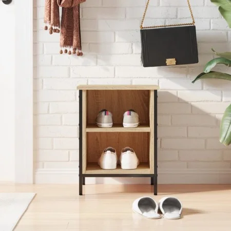Zapatero madera de ingeniería roble Sonoma 38x35x50 cm by vidaXL, Shoe racks and shoe organizers - Ref: Foro24-831829, Price:...