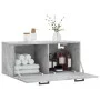 Betongrauer Wandschrank aus Holzwerkstoff, 80 x 36,5 x 35 cm von vidaXL, Schließfächer und Lagerschränke - Ref: Foro24-830080...