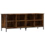 Smoked oak engineered wood shoe rack 131x35x50 cm by vidaXL, Shoe racks and shoe organizers - Ref: Foro24-831850, Price: 79,7...