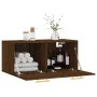 Oak brown engineered wood wall cabinet 80x36.5x35 cm by vidaXL, Lockers and storage cabinets - Ref: Foro24-830067, Price: 48,...