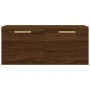 Oak brown engineered wood wall cabinet 80x36.5x35 cm by vidaXL, Lockers and storage cabinets - Ref: Foro24-830067, Price: 48,...