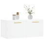 Wandschrank Holzwerkstoff weiß 80x36,5x35 cm von vidaXL, Schließfächer und Lagerschränke - Ref: Foro24-830060, Preis: 52,13 €...