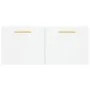 Engineered wood white wall cabinet 80x36.5x35 cm by vidaXL, Lockers and storage cabinets - Ref: Foro24-830060, Price: 51,40 €...