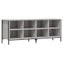 Engineered wood gray Sonoma shoerack 131x35x50 cm by vidaXL, Shoe racks and shoe organizers - Ref: Foro24-831851, Price: 71,9...