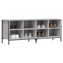 Engineered wood gray Sonoma shoerack 131x35x50 cm by vidaXL, Shoe racks and shoe organizers - Ref: Foro24-831851, Price: 71,9...