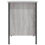 Engineered wood gray Sonoma shoerack 131x35x50 cm by vidaXL, Shoe racks and shoe organizers - Ref: Foro24-831851, Price: 71,9...