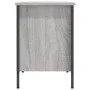 Zapatero madera de ingeniería gris Sonoma 131x35x50 cm de vidaXL, Zapateros y organizadores de calzado - Ref: Foro24-831851, ...