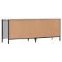 Sonoma graues Holzwerkstoff Zapatero 131x35x50 cm von vidaXL, Schuhregale und Schuhorganisatoren - Ref: Foro24-831851, Preis:...