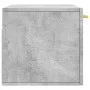 Concrete gray engineered wood wall cabinet 80x36.5x35 cm by vidaXL, Lockers and storage cabinets - Ref: Foro24-830064, Price:...