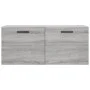Armario de pared madera de ingeniería gris Sonoma 80x36,5x35 cm de vidaXL, Taquillas y armarios de almacenamiento - Ref: Foro...