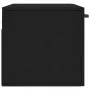 Black engineered wood wall cabinet 80x36.5x35 cm by vidaXL, Lockers and storage cabinets - Ref: Foro24-830077, Price: 60,04 €...
