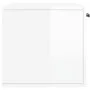 Glossy white engineered wood wall cabinet 80x36.5x35 cm by vidaXL, Lockers and storage cabinets - Ref: Foro24-830086, Price: ...