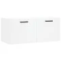 Armario de pared madera de ingeniería blanco 80x36,5x35 cm de vidaXL, Taquillas y armarios de almacenamiento - Ref: Foro24-83...