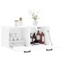Wandschrank Holzwerkstoff weiß 80x36,5x35 cm von vidaXL, Schließfächer und Lagerschränke - Ref: Foro24-830076, Preis: 48,58 €...