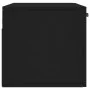 Wandschrank Holzwerkstoff schwarz 80x36,5x35 cm von vidaXL, Schließfächer und Lagerschränke - Ref: Foro24-830069, Preis: 48,6...