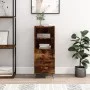 Aparador madera de ingeniería roble ahumado 34,5x34x90 cm de vidaXL, Aparadores - Ref: Foro24-828641, Precio: 46,63 €, Descue...