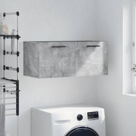 Wandschrank aus grauem Betonwerkstoff 80x36,5x35 cm von vidaXL, Schließfächer und Lagerschränke - Ref: Foro24-830104, Preis: ...