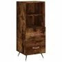 Smoked oak engineered wood sideboard 34.5x34x90 cm by vidaXL, Sideboards - Ref: Foro24-828641, Price: 46,63 €, Discount: %