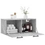 Wandschrank aus grauem Betonwerkstoff 80x36,5x35 cm von vidaXL, Schließfächer und Lagerschränke - Ref: Foro24-830104, Preis: ...