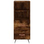 Smoked oak engineered wood sideboard 34.5x34x90 cm by vidaXL, Sideboards - Ref: Foro24-828641, Price: 52,33 €, Discount: %