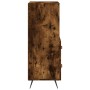 Smoked oak engineered wood sideboard 34.5x34x90 cm by vidaXL, Sideboards - Ref: Foro24-828641, Price: 52,33 €, Discount: %