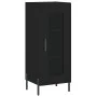 Aparador de madera contrachapada negro 34,5x34x90 cm de vidaXL, Aparadores - Ref: Foro24-828805, Precio: 64,35 €, Descuento: %