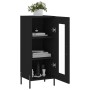 Black plywood sideboard 34.5x34x90 cm by vidaXL, Sideboards - Ref: Foro24-828805, Price: 65,17 €, Discount: %