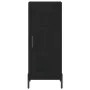 Aparador de madera contrachapada negro 34,5x34x90 cm de vidaXL, Aparadores - Ref: Foro24-828805, Precio: 64,35 €, Descuento: %